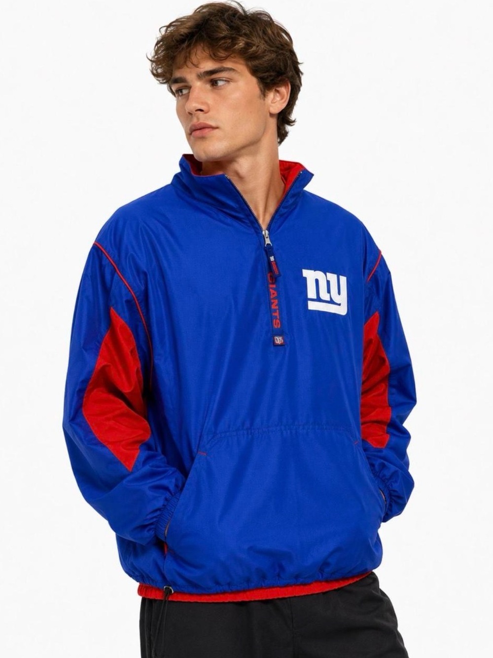 Vintage NFL New York Giants Pullover Jacket – Size Large